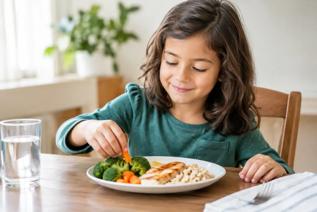 A Child Dinner Autonomy Guide for Calmer Meals