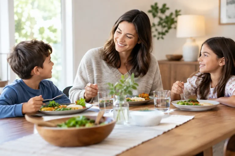 How to Create Calm Dinner Rituals With Kids